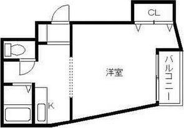 ヴァリエ`91 405｜大阪府茨木市末広町(賃貸マンション1K・4階・20.00㎡)の写真 その2