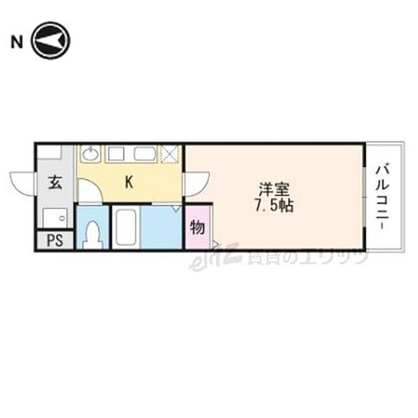 グランベールアイ大手町 304｜大阪府茨木市大手町(賃貸マンション1K・3階・22.26㎡)の写真 その2