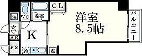 クレールメゾン 706 ｜ 大阪府吹田市朝日町5-5（賃貸アパート1K・7階・23.55㎡） その2