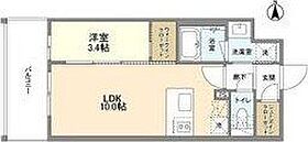 ズーノクルーズ江坂  ｜ 大阪府吹田市垂水町３丁目23-25（賃貸マンション1LDK・10階・33.27㎡） その2