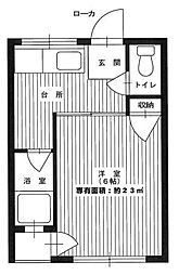 間取図画像 1K