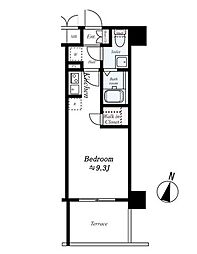 エスリード梅田北 ワンルームの間取図画像