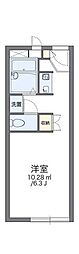 レオパレス春日 1Kの間取図画像