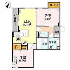 物件の間取り