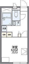 レオパレス滝の華 1Kの間取図画像