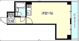 マイルド新大阪レジデンス3号館 ワンルームの間取図画像