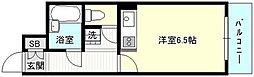 マイルド新大阪レジデンス3号館 ワンルームの間取図画像