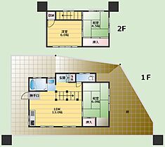 豊中市熊野町4丁目貸家  ｜ 大阪府豊中市熊野町4丁目（賃貸一戸建3LDK・1階・75.00㎡） その2