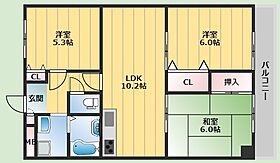 グリーンパレス千里中央　A棟  ｜ 大阪府豊中市上新田2丁目（賃貸マンション2LDK・2階・60.48㎡） その2