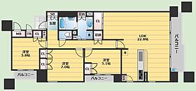 グランドメゾン千里中央東丘　II番館  ｜ 大阪府豊中市新千里東町3丁目（賃貸マンション3LDK・11階・95.64㎡） その2