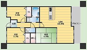 アビタシオン橋本II  ｜ 大阪府吹田市上山手町（賃貸マンション3LDK・4階・70.65㎡） その2