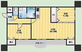 アメニティ・ノーブル  ｜ 大阪府豊中市柴原町4丁目（賃貸マンション2LDK・2階・62.00㎡） その2