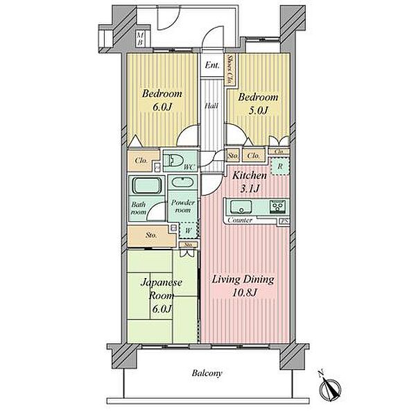 間取りを拡大表示