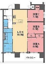 間取図画像 3LDK