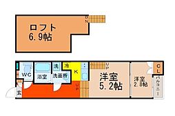 間取図画像 1SLDK
