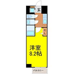 間取図画像 1K