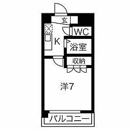 間取図画像 1K