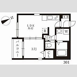 間取図画像 1SLDK