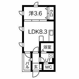 間取図画像 1LDK