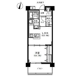 ココドール鳴子 1LDKの間取図画像