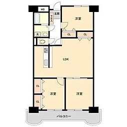 RESIDENCEGOKISOSQUARE 4LDKの間取図画像