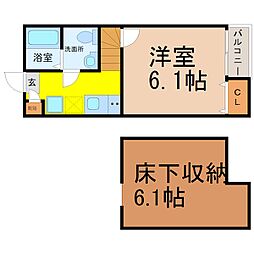 コーエイ2 1SKの間取図画像