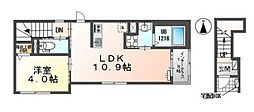 オーレ瑞穂 1LDKの間取図画像
