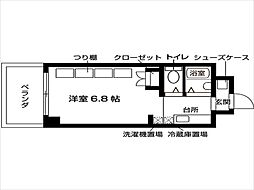 ジュネスコート桜山 ワンルームの間取図画像