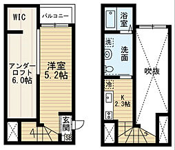 カーサ・ティエラ 1SKの間取図画像