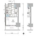 テナス瑞穂通5階6.9万円