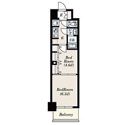 S-RESIDENCE六番町 2Kの間取図画像