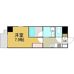 S-FORT熱田六番 1Kの間取図画像
