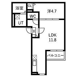 Jack naruhamaII 1階/-
