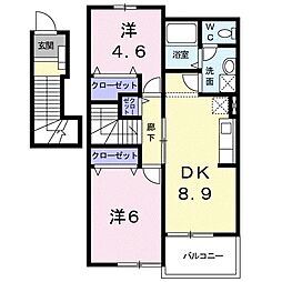 サンリット平手 2階/-