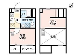 クレール ラ ハウト 2階