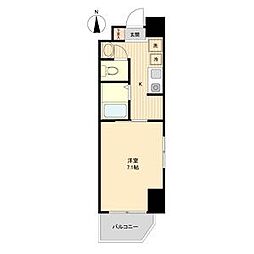 S-FORT神宮南 1Kの間取図画像