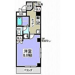 ルパサージュ 1Kの間取図画像