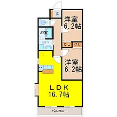 物件の間取り
