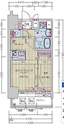 プレサンス桜山駅前アフォード 1LDKの間取図画像