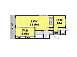 マンション緑黒石B棟 3階/-