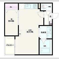物件の間取り