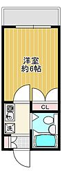 南小岩レジデンス 1Kの間取図画像