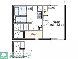 レオネクスト松蔭 1Kの間取図画像