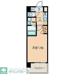 名古屋市営東山線 名古屋駅 徒歩12分の賃貸マンション 9階1Kの間取り
