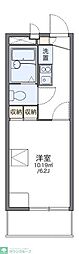 レオパレスアネックス2大橋 1Kの間取図画像