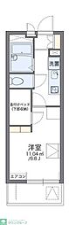 レオパレスメゾン長戸井 1Kの間取図画像