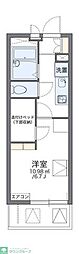 レオパレスフレンディー太閤 1Kの間取図画像