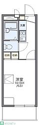 レオパレスカトウ 1Kの間取図画像