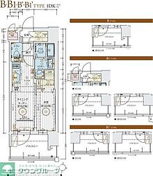 エステムコート名古屋セントリア 1DKの間取図画像