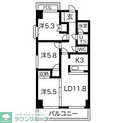 物件の間取り